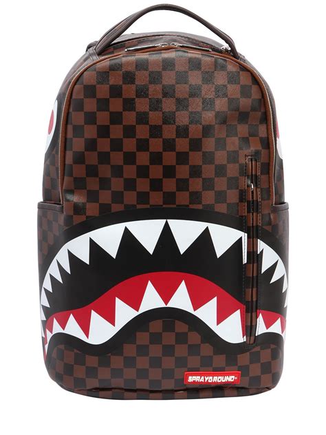 spray ground fake leather bag|sprayground backpacks false.